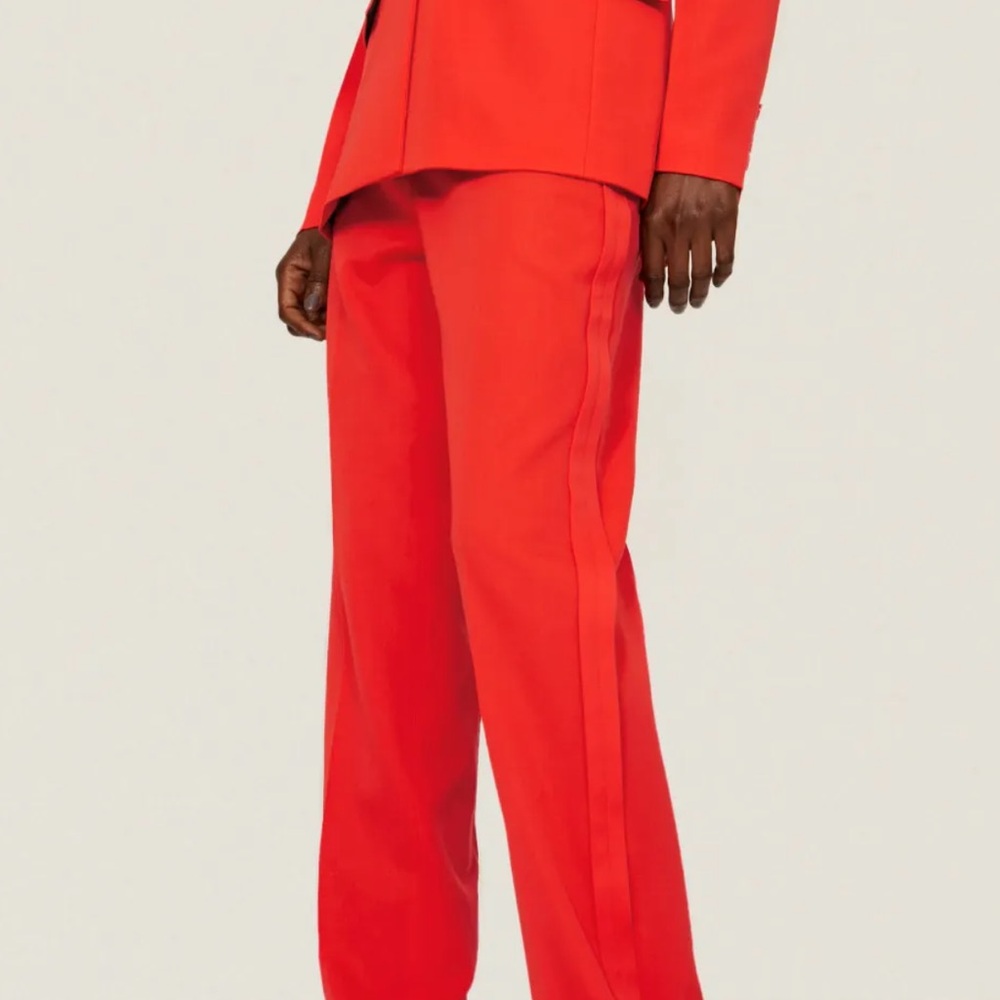 JW Anderson Red Slim Trousers US 6